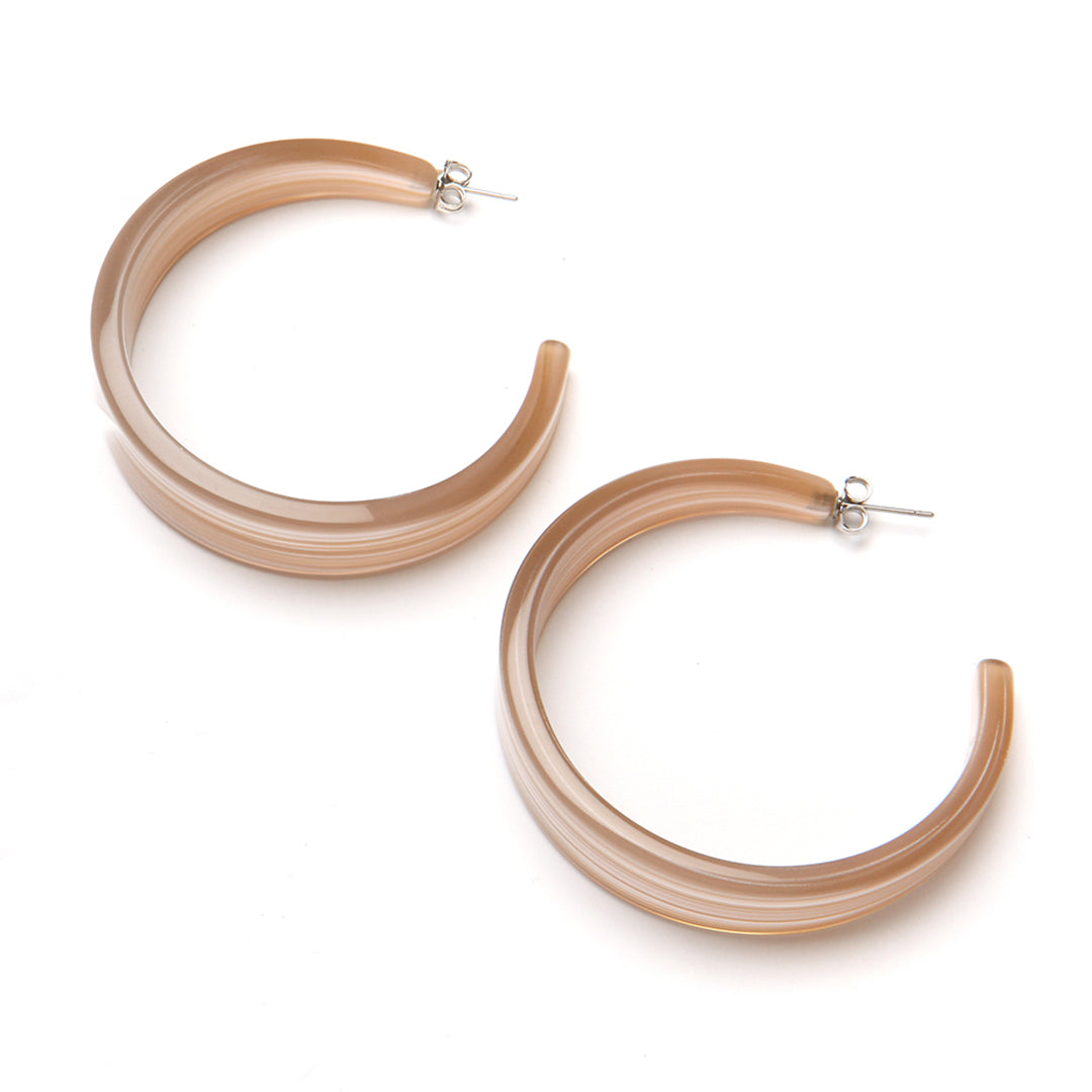 Nicole Hoop Earring Antique Rose