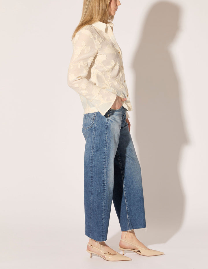 Floral Cotton Gazar Blouse