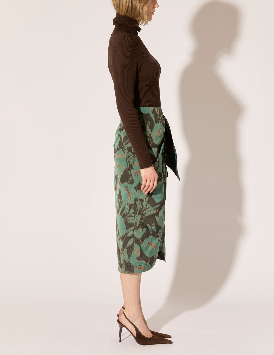 Dutch Floral Print Skirt