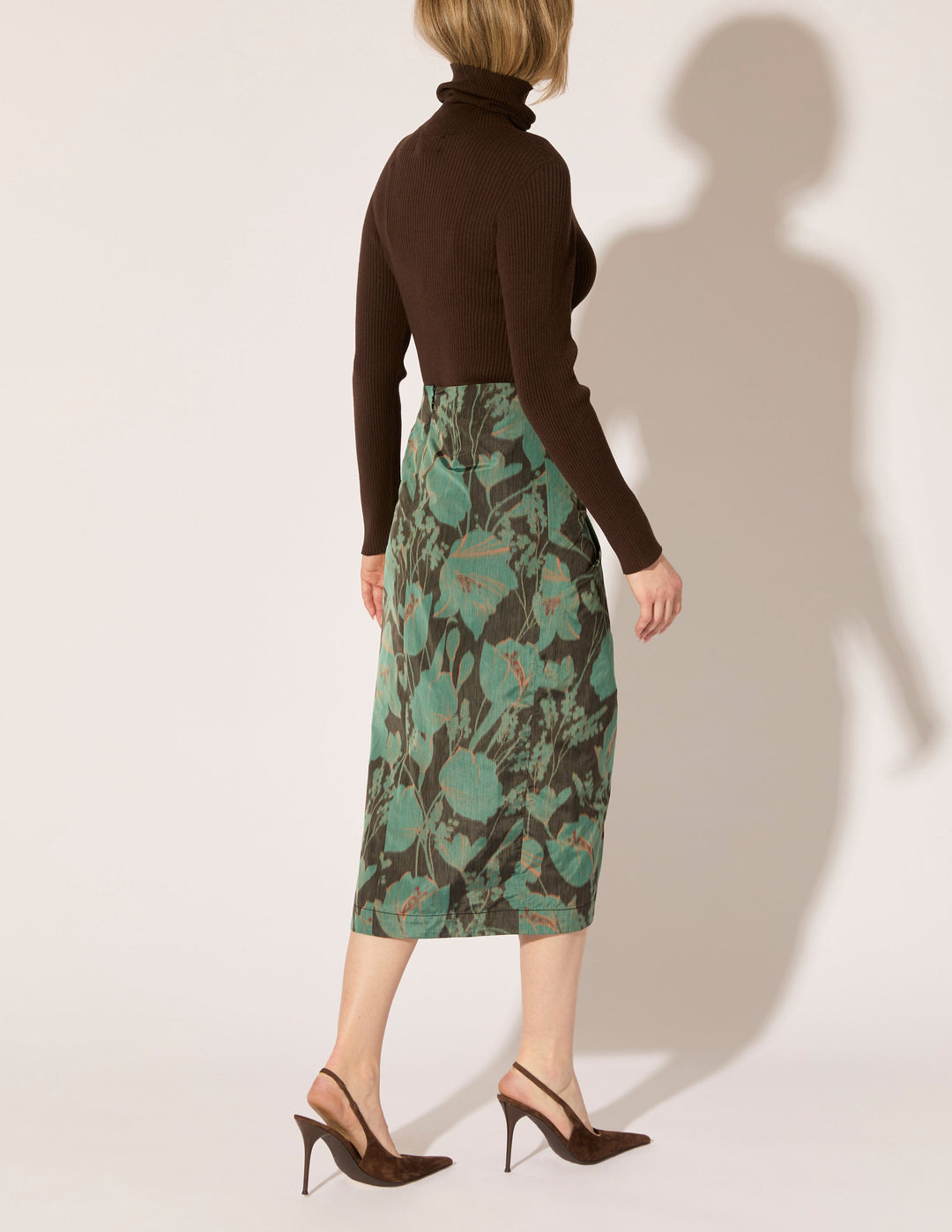 Dutch Floral Print Skirt