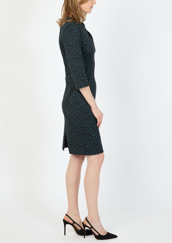 ARIA JACQUARD DRESS