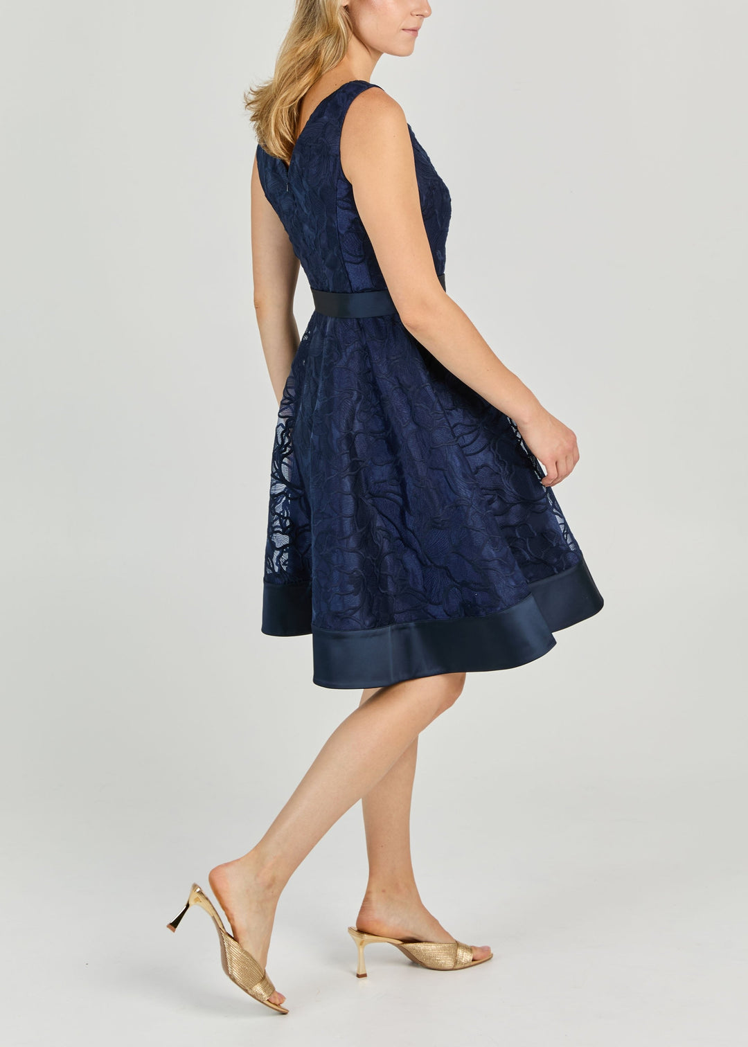 EMBROIDERED FLOR ORGANZA DRESS