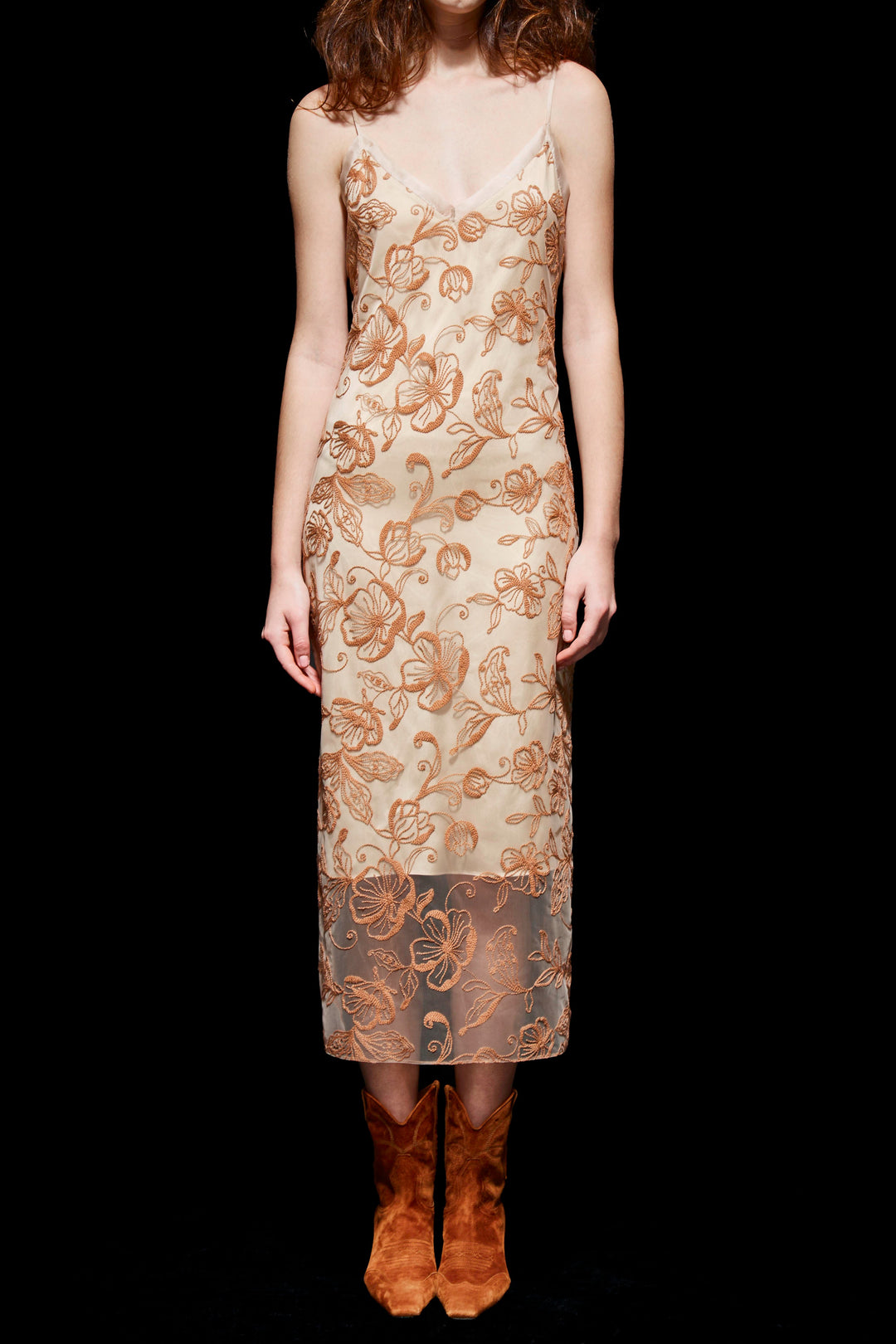 The Radiant Dress - Copper Embroidery