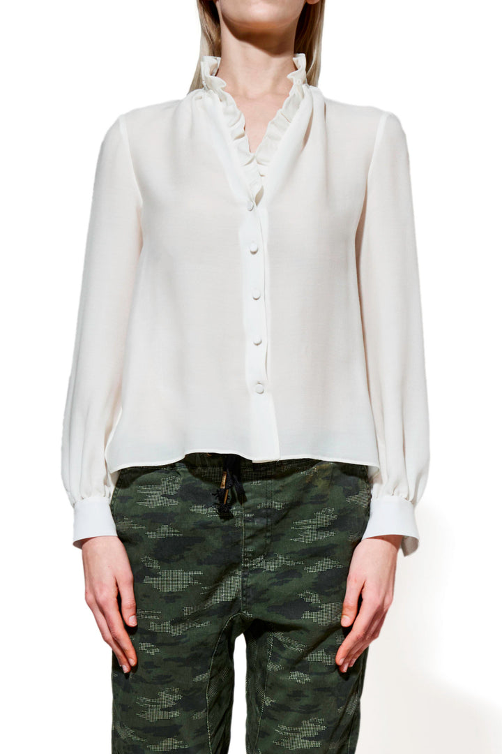 The Serene Blouse - Cream