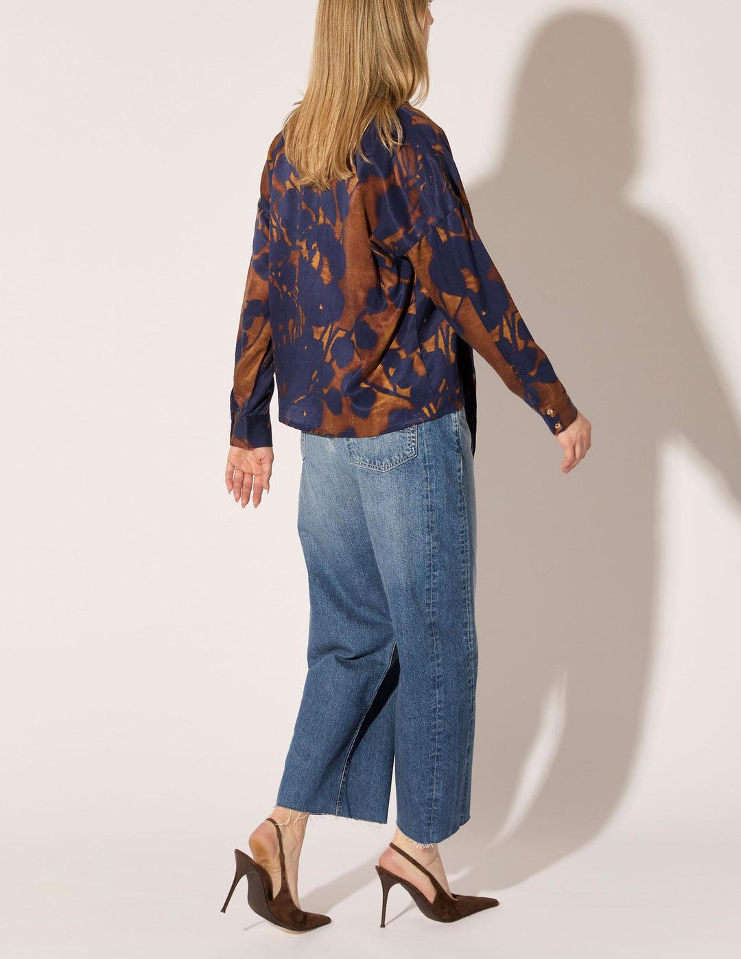 Shadow Print Blouse