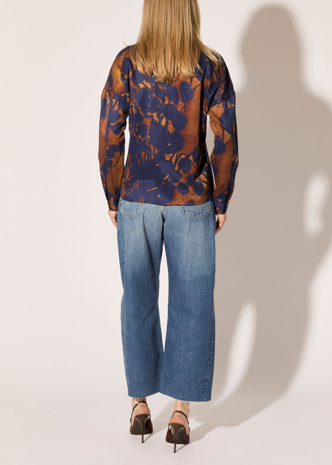 Shadow Print Blouse
