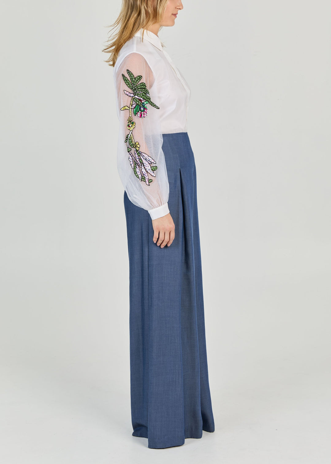 TENCEL TWILL HIGH WAIST WIDE LEG