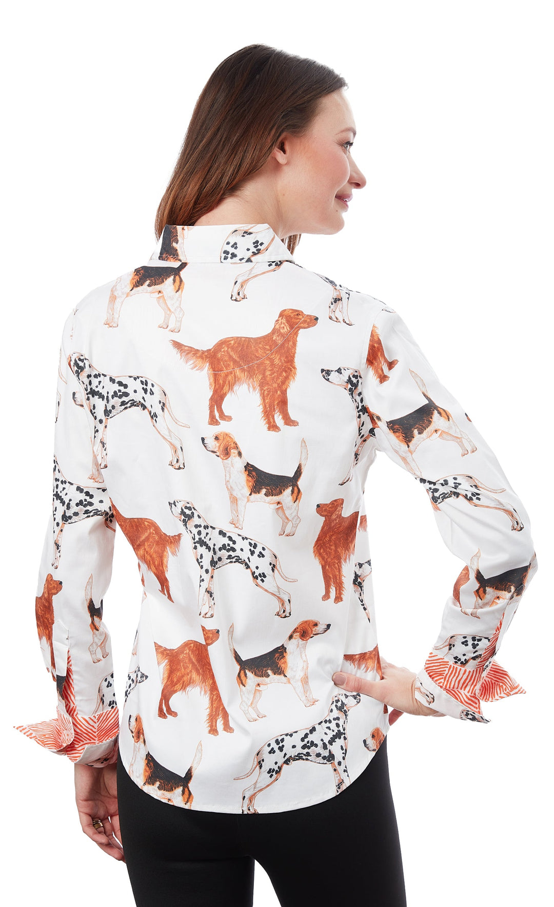 Rome Shirt Doggies Print XS / 402-S866-XS