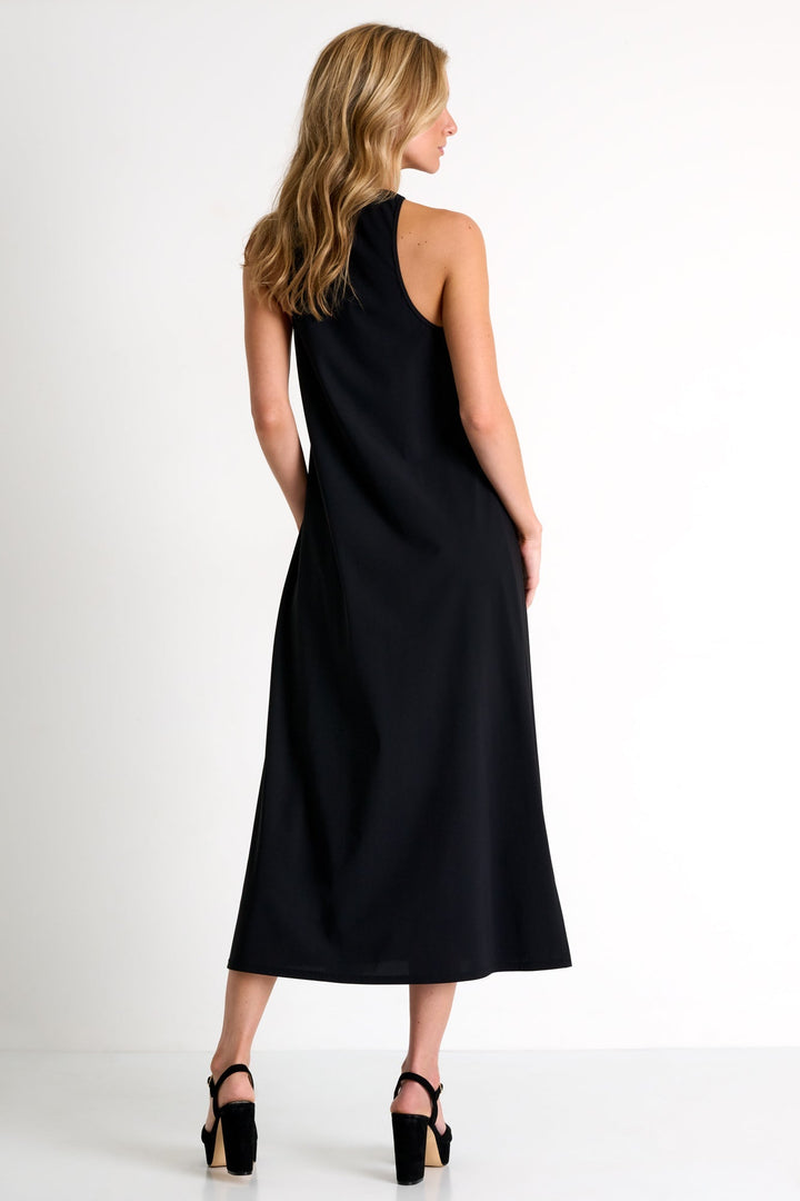 Long Dress With High Neck 02 / 800 Black