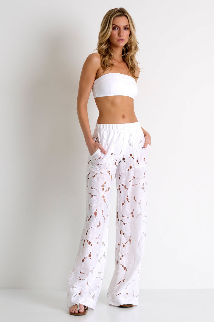 Modern Lace Pants 02 / 000 White