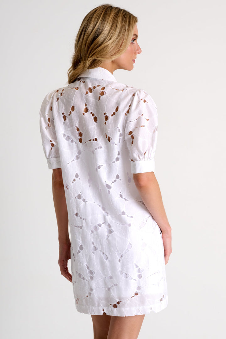 Modern Lace Puff Sleeves Dress - 42563-66-000