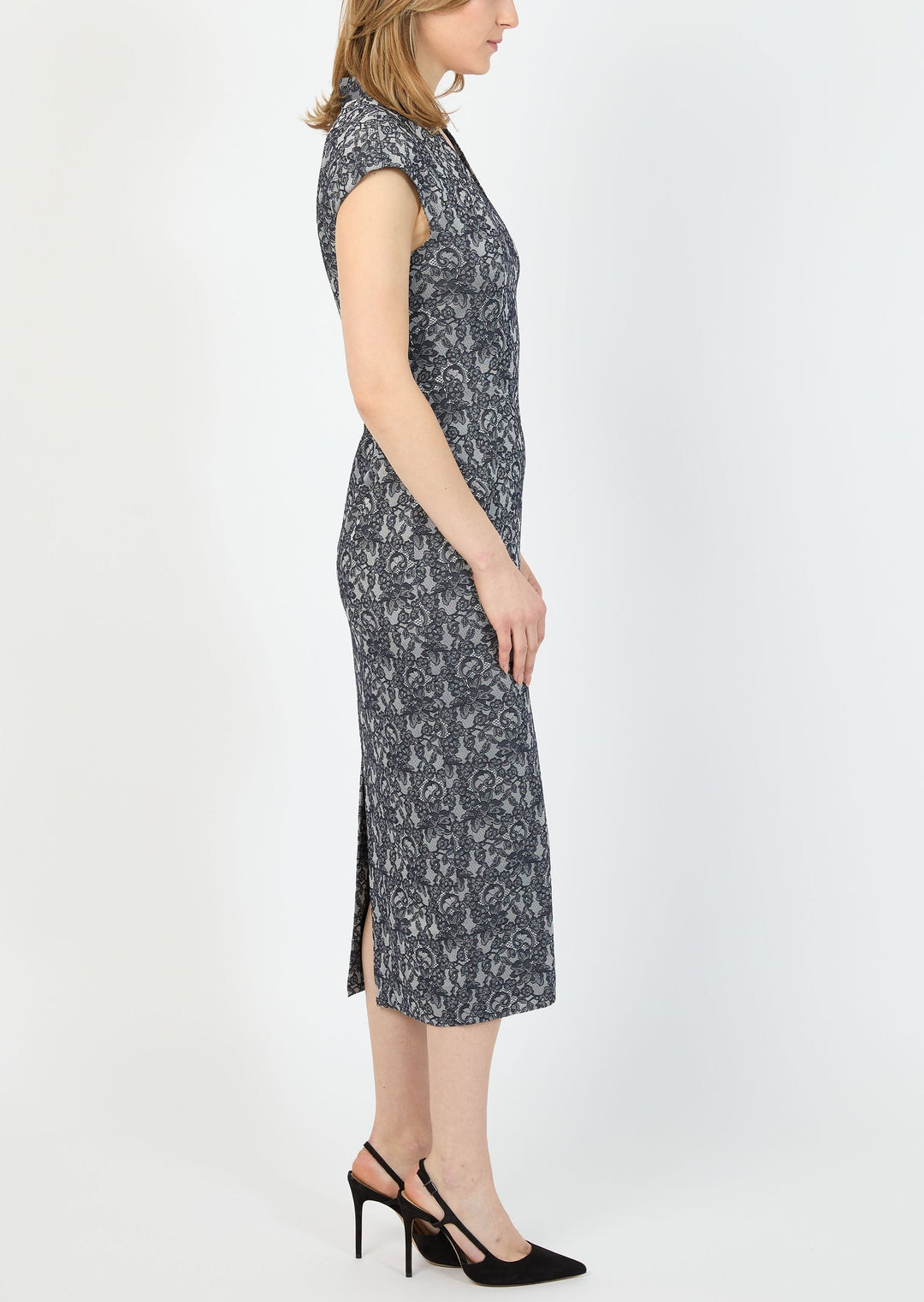 DUOMO LACE JACQUARD DRESS