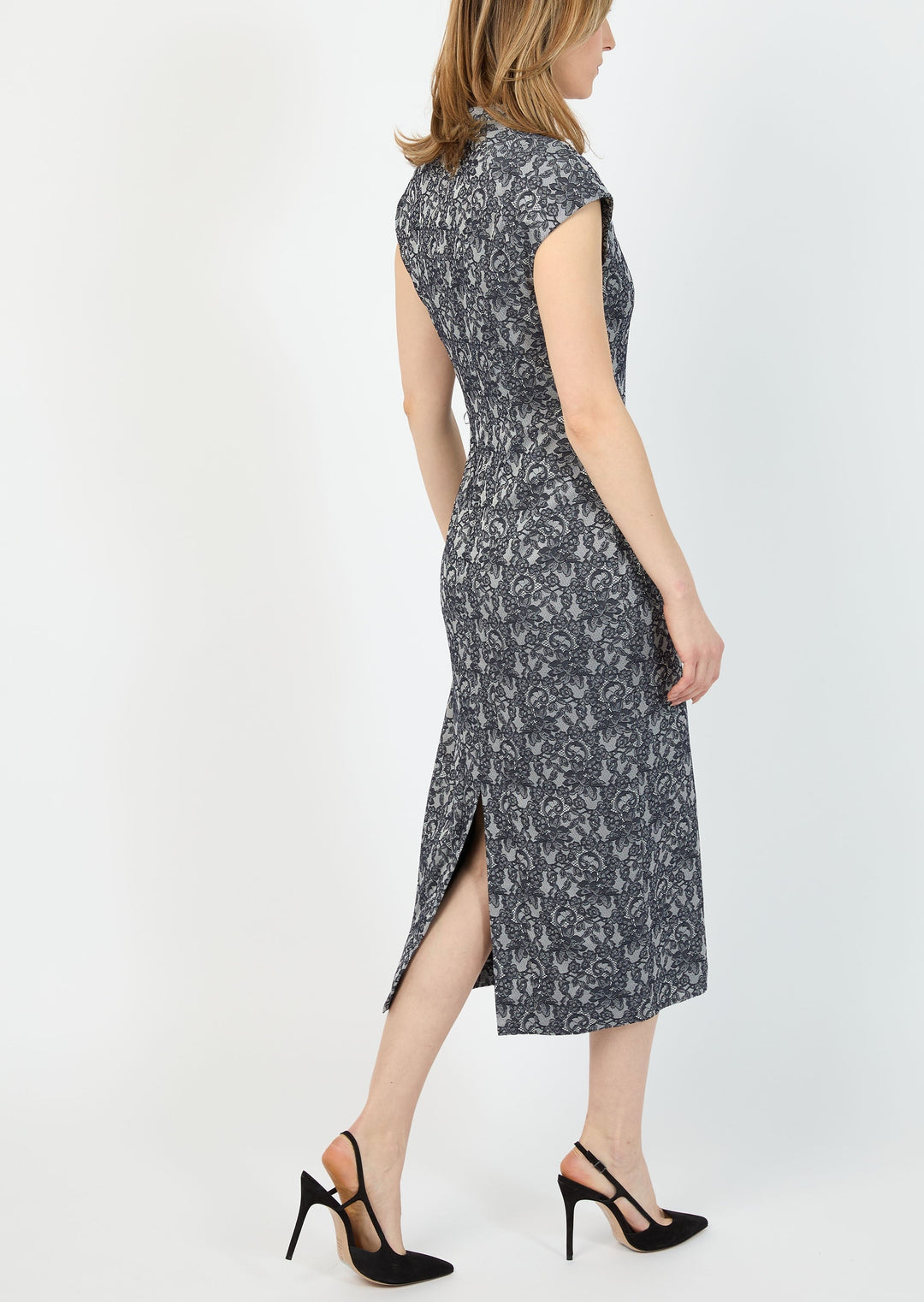 DUOMO LACE JACQUARD DRESS