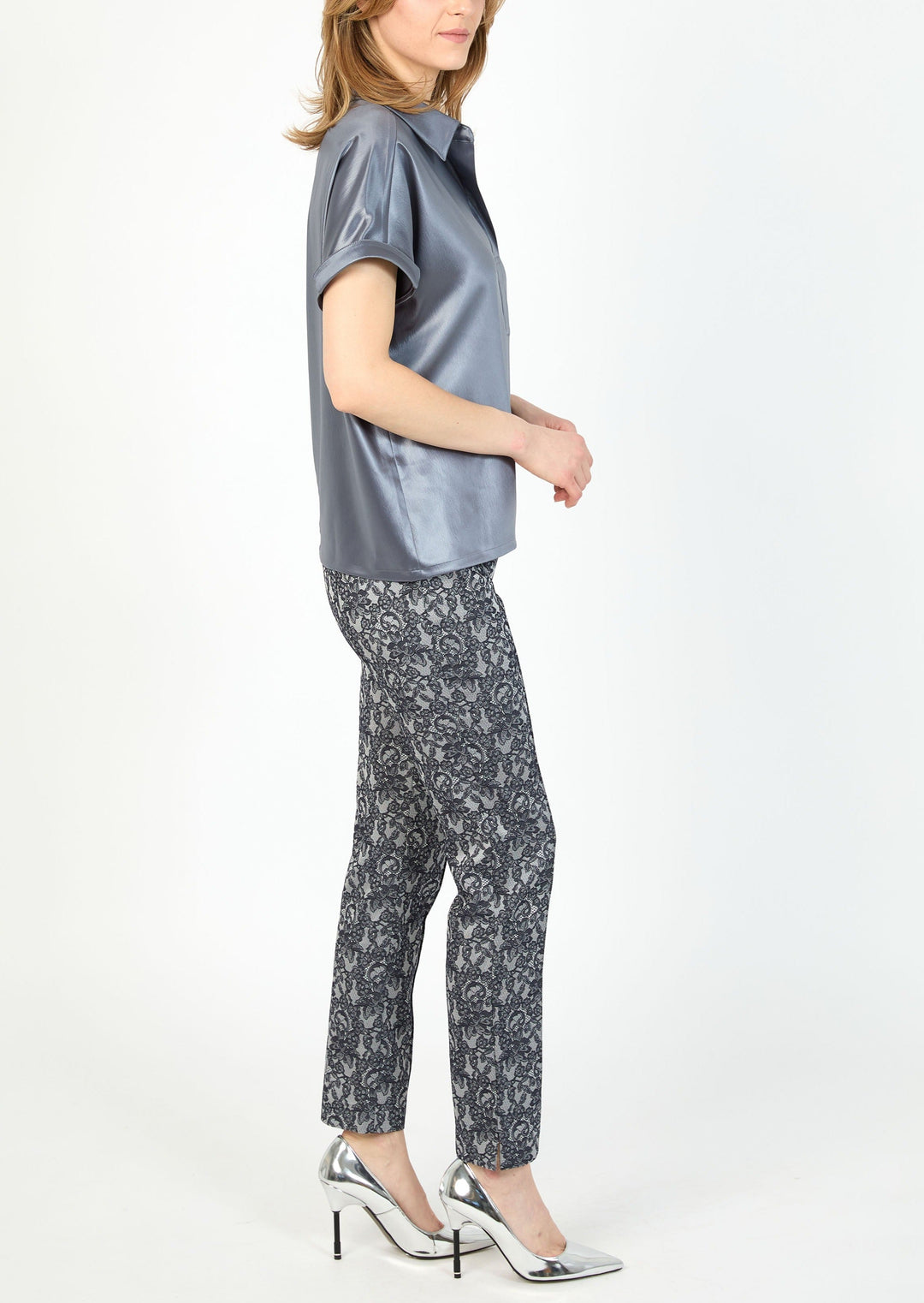 DUOMO LACE JACQUARD PANT