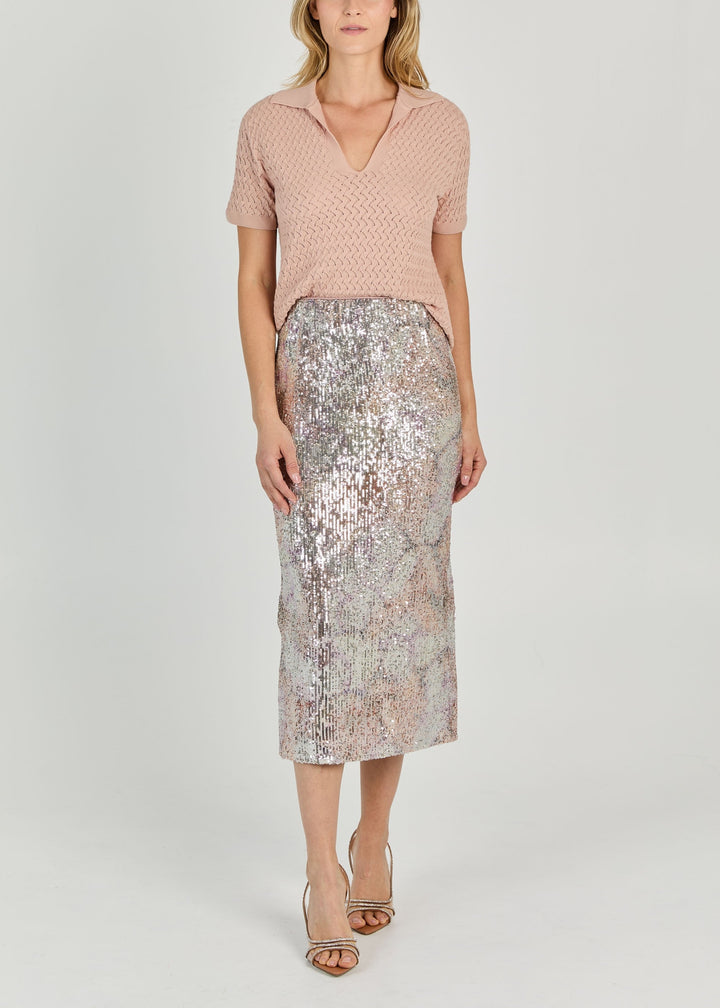 TEMPO SEQUINS MIDI SKIRT - SHIPS 3.31