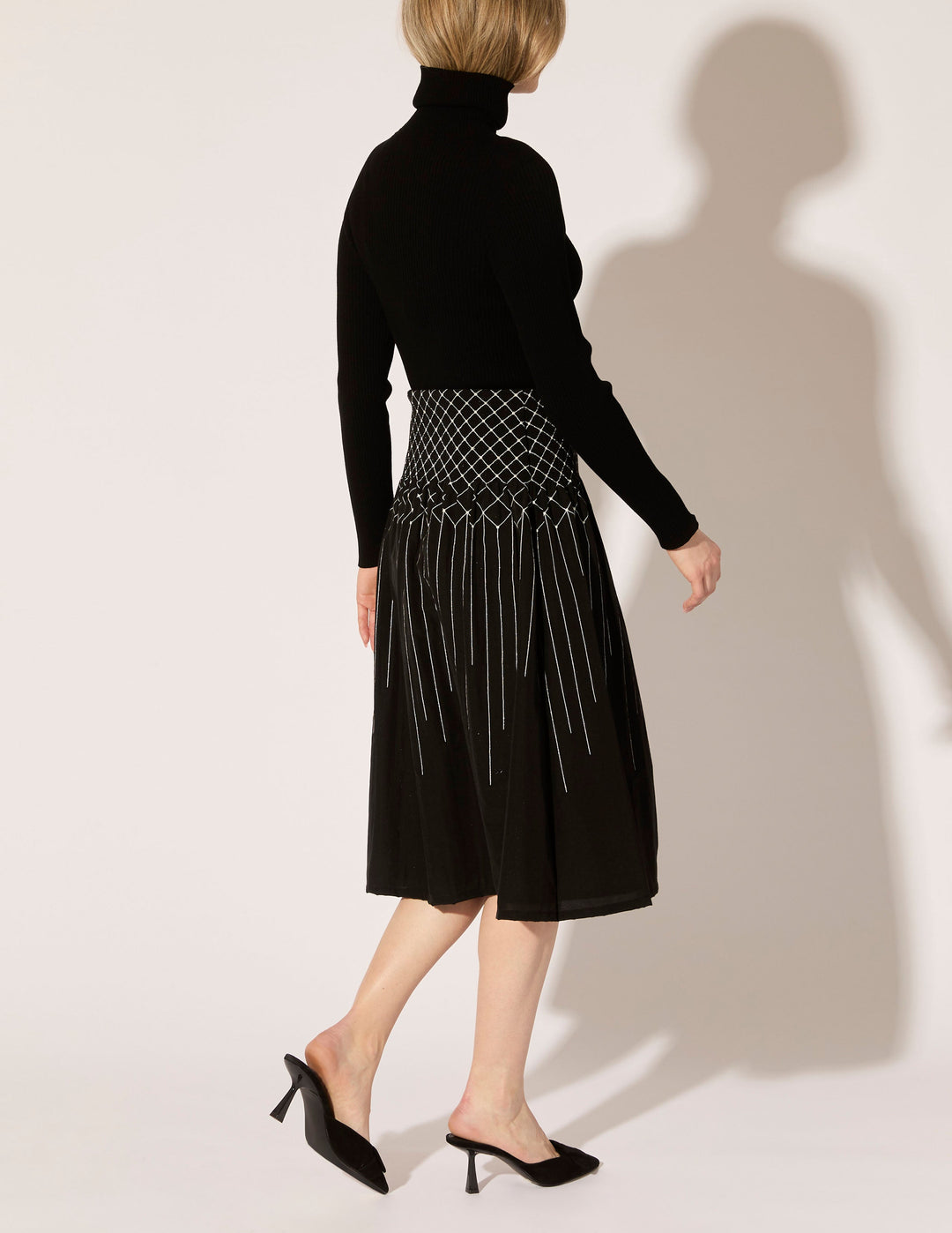 Diamond Plisse Skirt - PREORDER