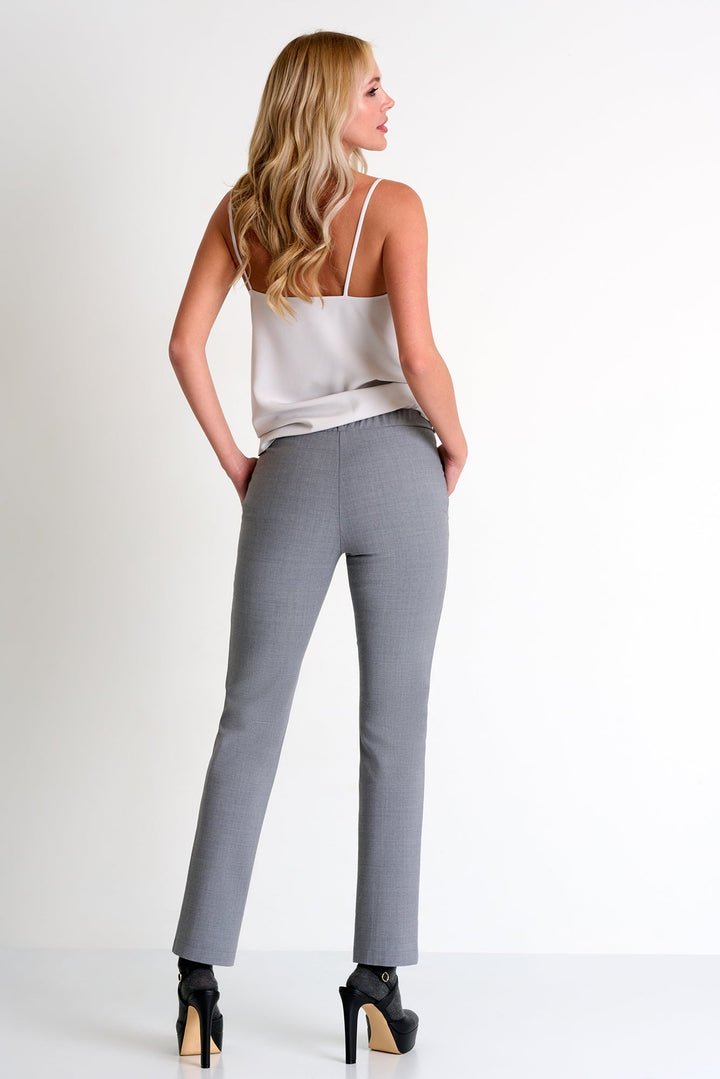 Contemporary Pants - 52480-50-160 02 / 160 Silver Gray / 55% WOOL 40% POLYESTER 5% ELASTANE