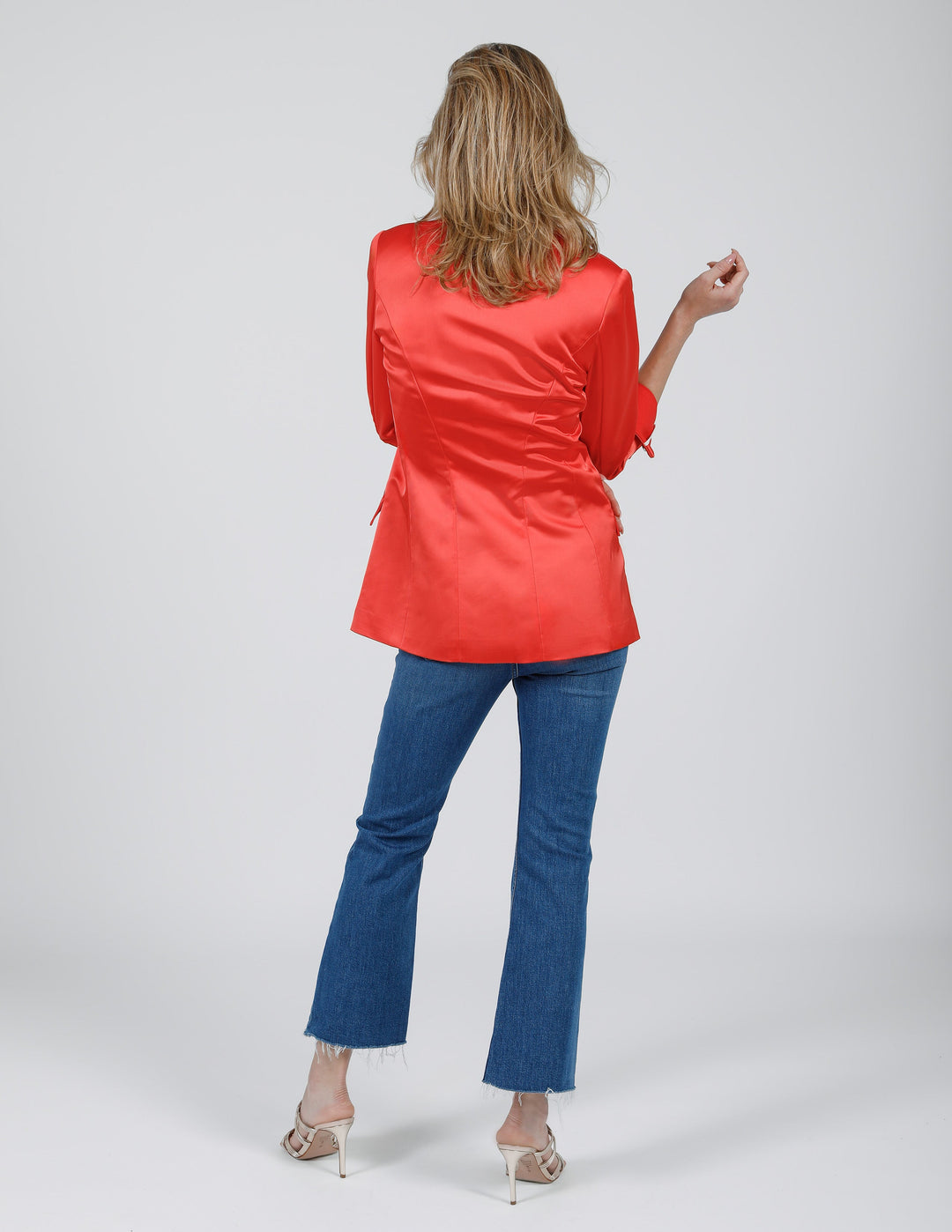 STRETCH SATIN JACKET