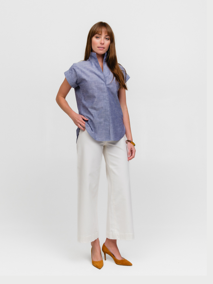 CAP SLEEVE: DENIM DOES THE COUNTRY CLUB