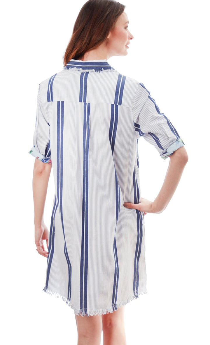 Chatham Dress Yarndyed Stripe XS / 615A-R813