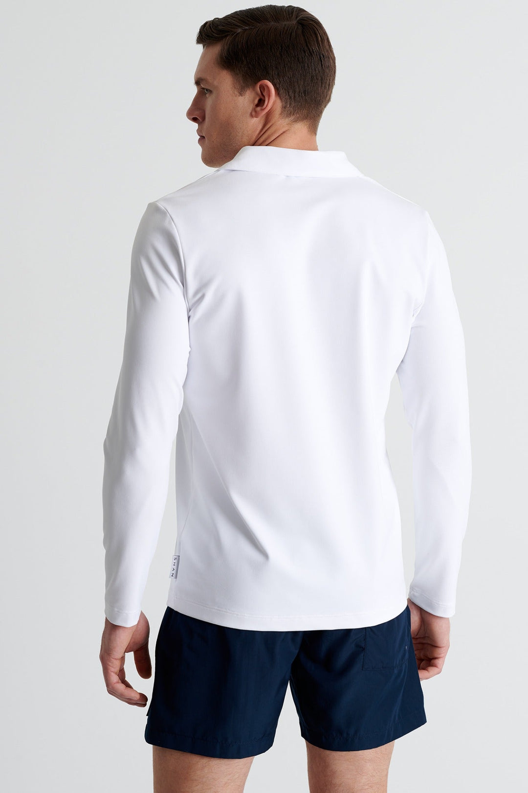 Long Sleeve Textured Jersey Polo - 62513-49-000