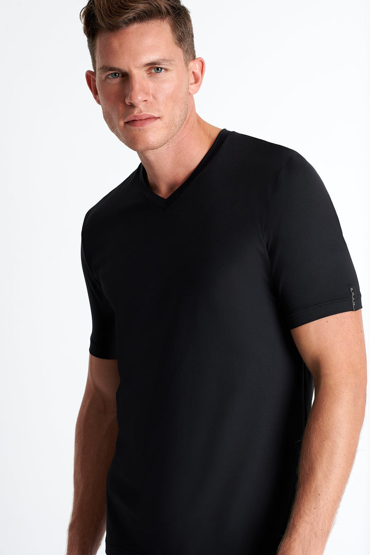 Microfiber V-Neck T-Shirt - 62520-91-800