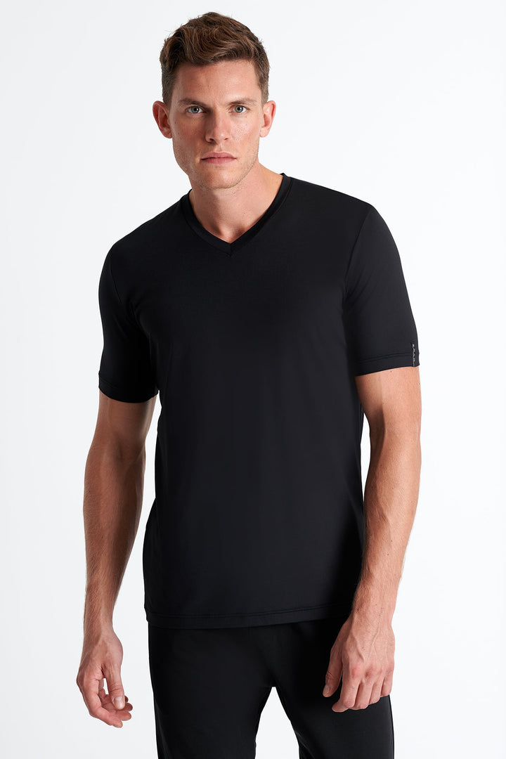 Microfiber V-Neck T-Shirt - 62520-91-800