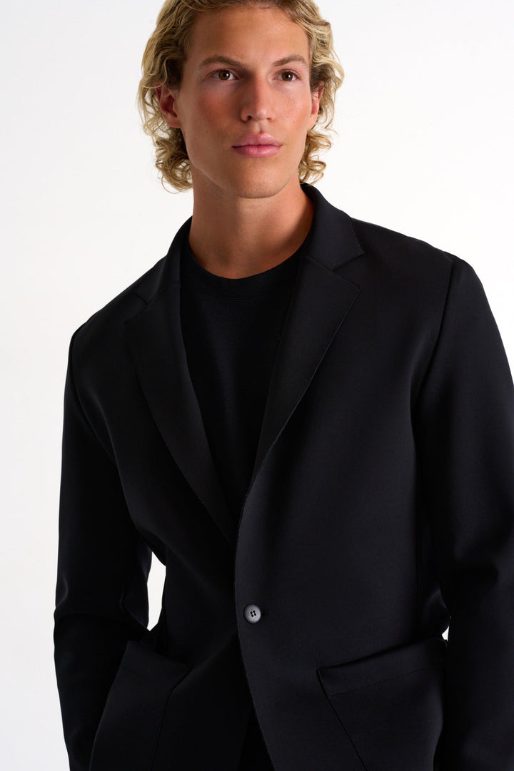 62367-78-800 - Structured 3D Jersey Blazer S / 800 Black