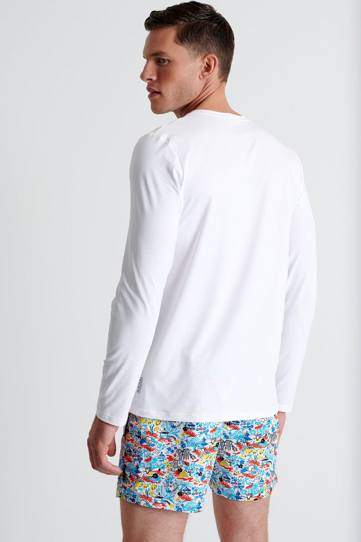 Microfiber Long-Sleeve Crew Neck  - 62520-82-000