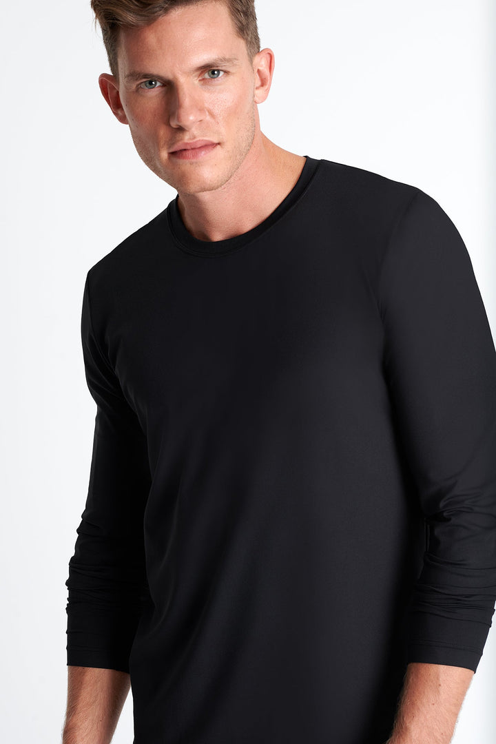 Microfiber Long-Sleeve Crew Neck  - 62520-82-800