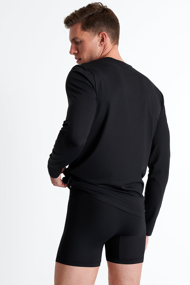 Microfiber Long-Sleeve Crew Neck  - 62520-82-800
