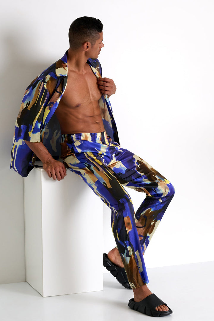Silk Dress Shirt - 62521-80-951 TP/XS / 951 Marrakech / 95% SILK 5% ELASTANE