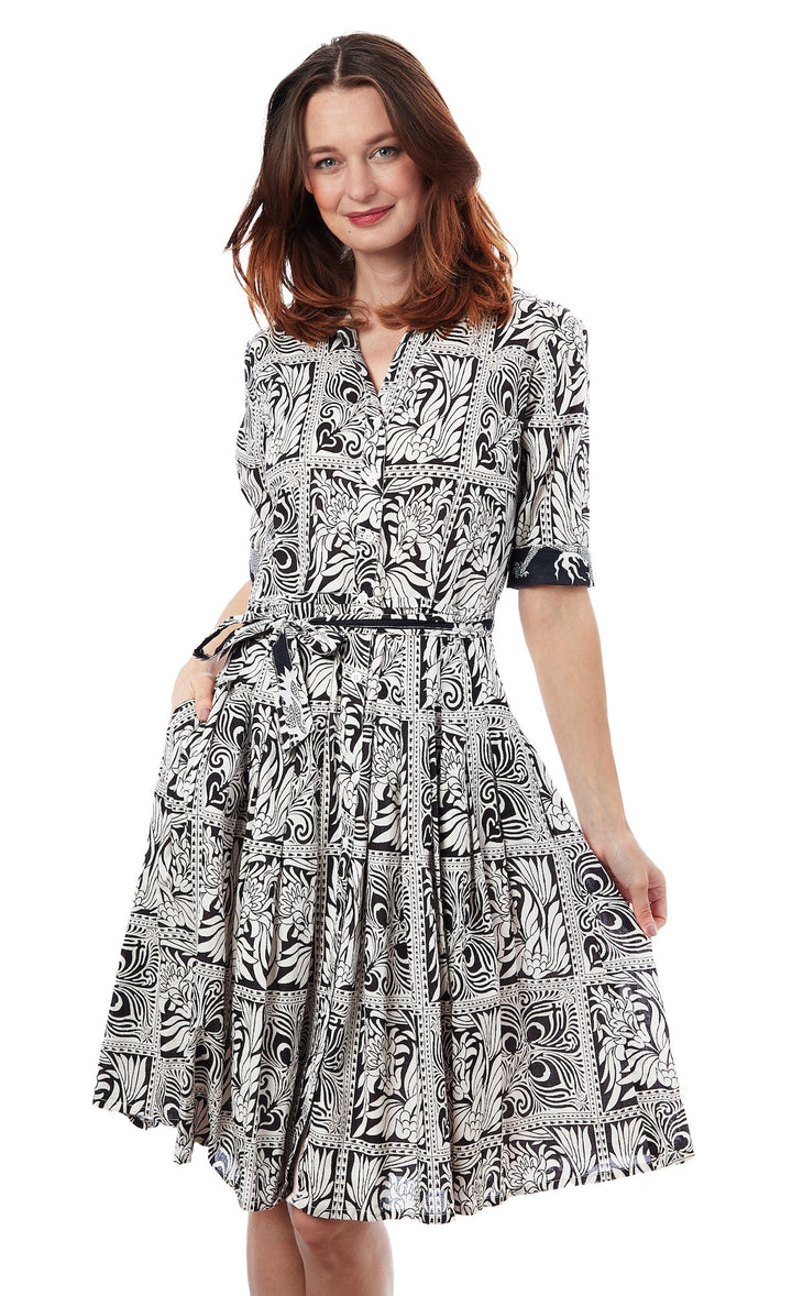 Mrs Maisel Black White Geo Print XS / 663-R1100