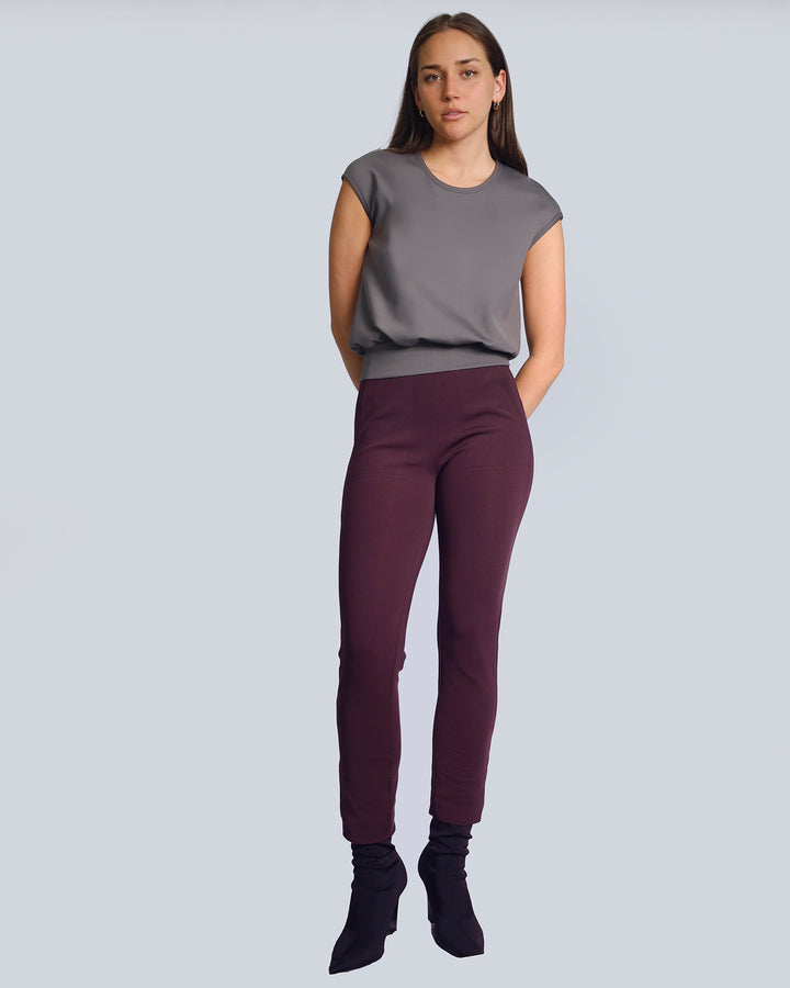 Maison Marie Saint Pierre | Top | OKA3 | Pewter | Pants | HILL | Plum