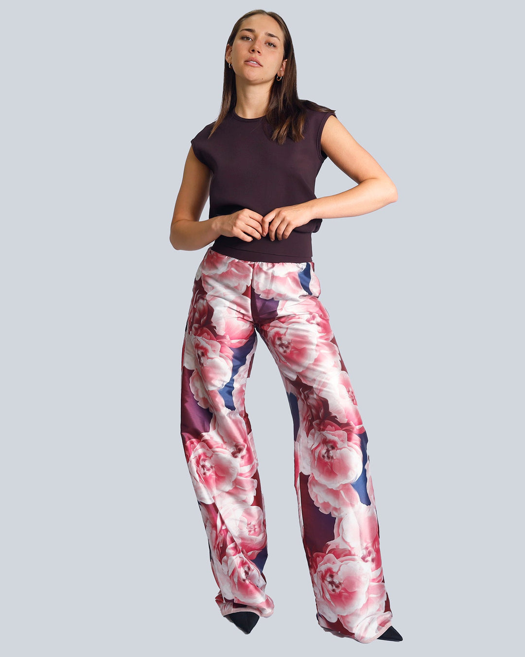 Maison Marie Saint Pierre | Top | OKA3 | Plum | Pants | HIDELI2 | Peonies | Plum