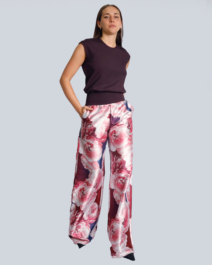 Maison Marie Saint Pierre | Top | OKA3 | Plum | Pants | HIDELI2 | Peonies | Plum