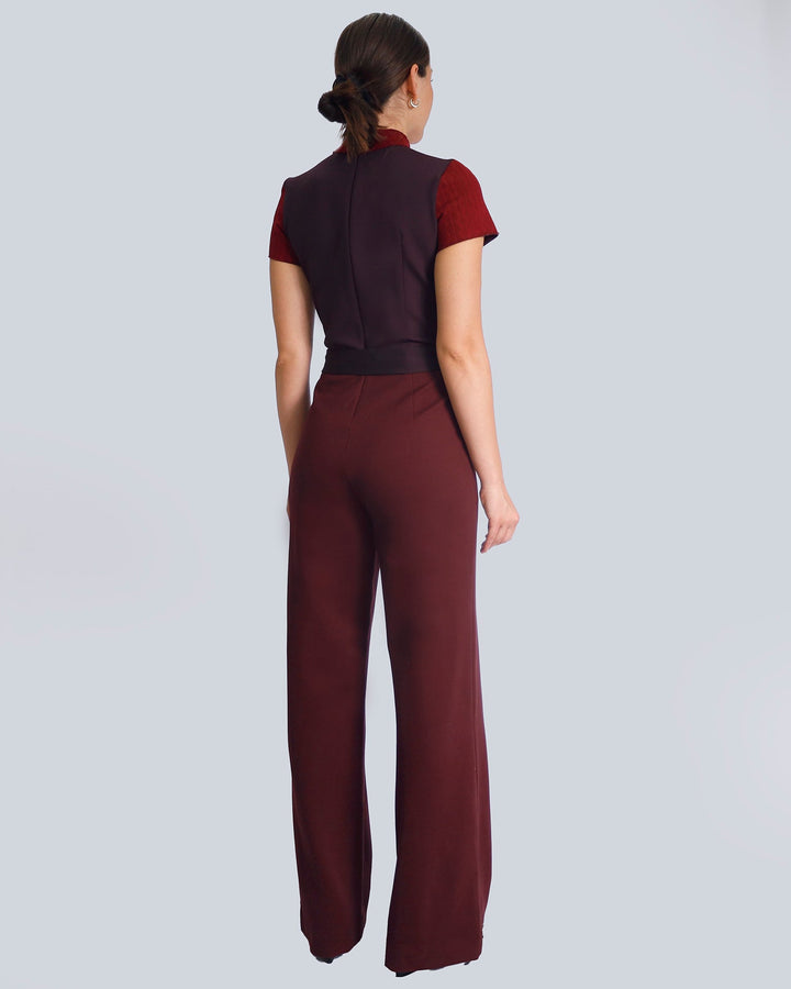 Maison Marie Saint Pierre | Jumpsuit | HEFZIBA | Garnet