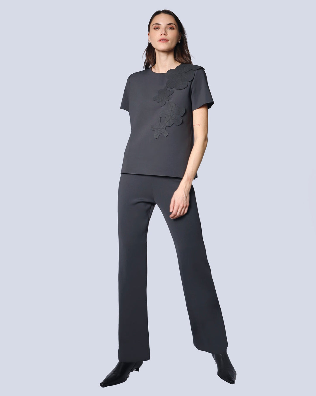 Maison Marie Saint Pierre | Top | HAILEY | Dark Charcoal | Pants | HALONE | Dark Charcoal