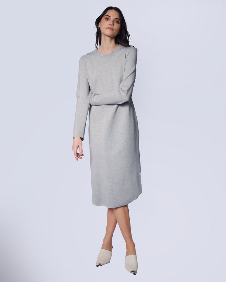 Maison Marie Saint Pierre | Dress | HERMILO | Light Grey Mixte