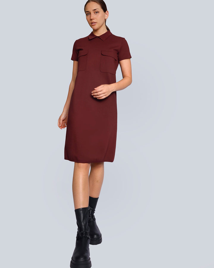 Maison Marie Saint Pierre | Dress | HONEY | Garnet