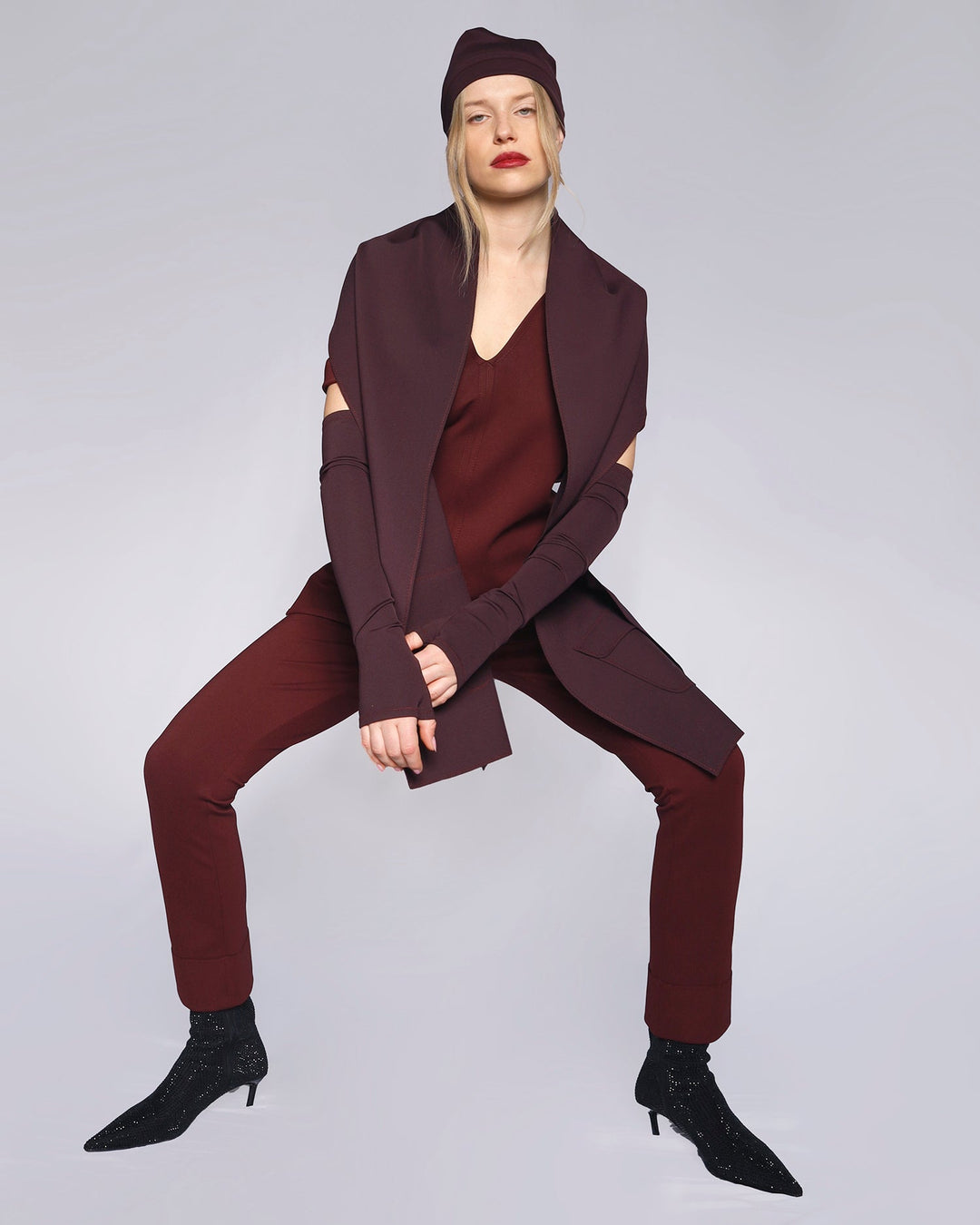 Maison Marie Saint Pierre | Pants | HASKELL | Garnet