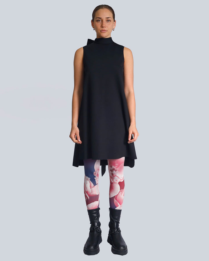 Maison Marie Saint Pierre | Dress | HUTCHINSON | Plum | Leggings | HONORIUS | Peonies