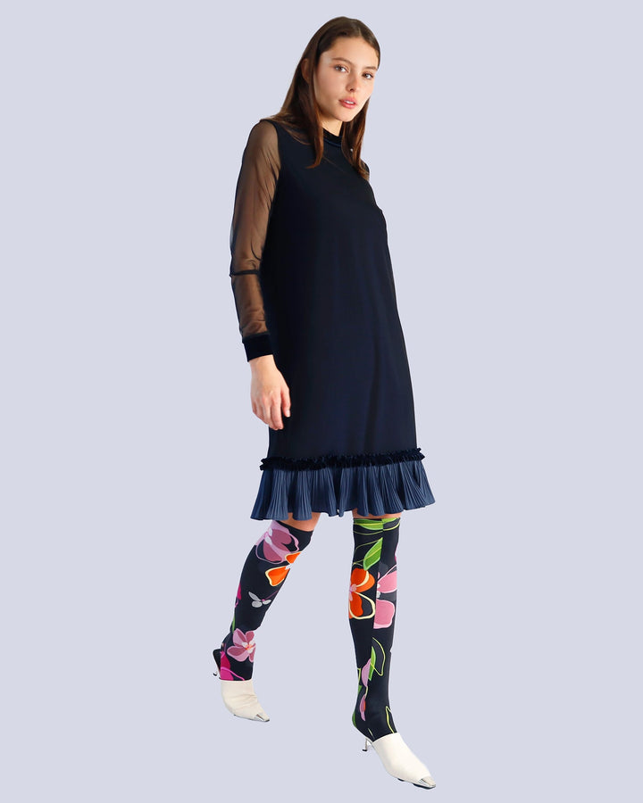 Maison Marie Saint Pierre | Dress | MINDYRE | Black | Midnight | Navy