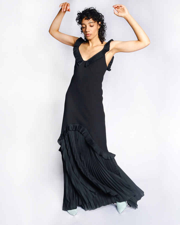 Dress ASAGAO | Black | Maison Marie Saint Pierre