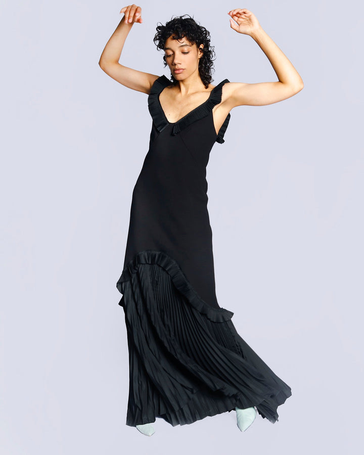 Dress ASAGAO | Black | Maison Marie Saint Pierre