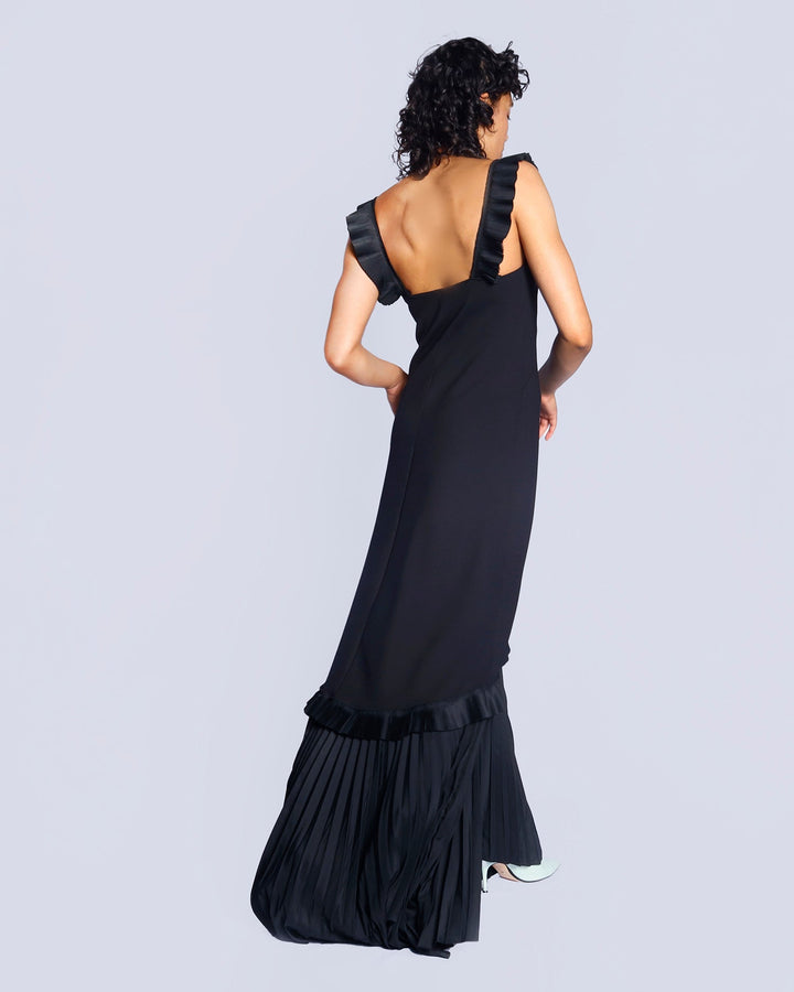 Dress ASAGAO | Black | Maison Marie Saint Pierre