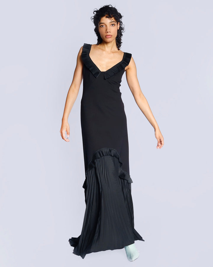 Dress ASAGAO | Black | Maison Marie Saint Pierre