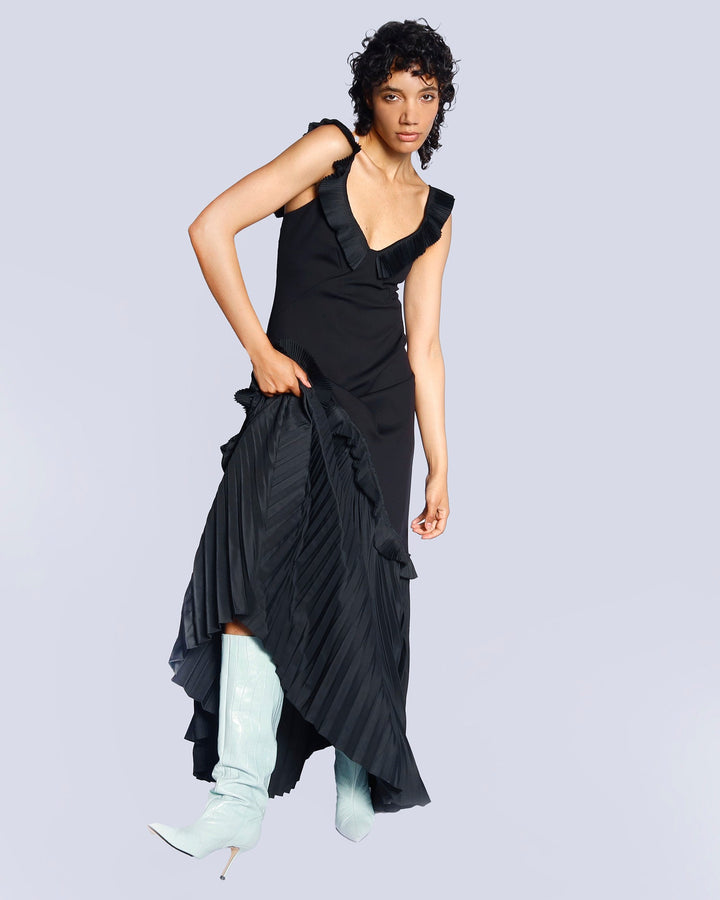 Dress ASAGAO | Black | Maison Marie Saint Pierre