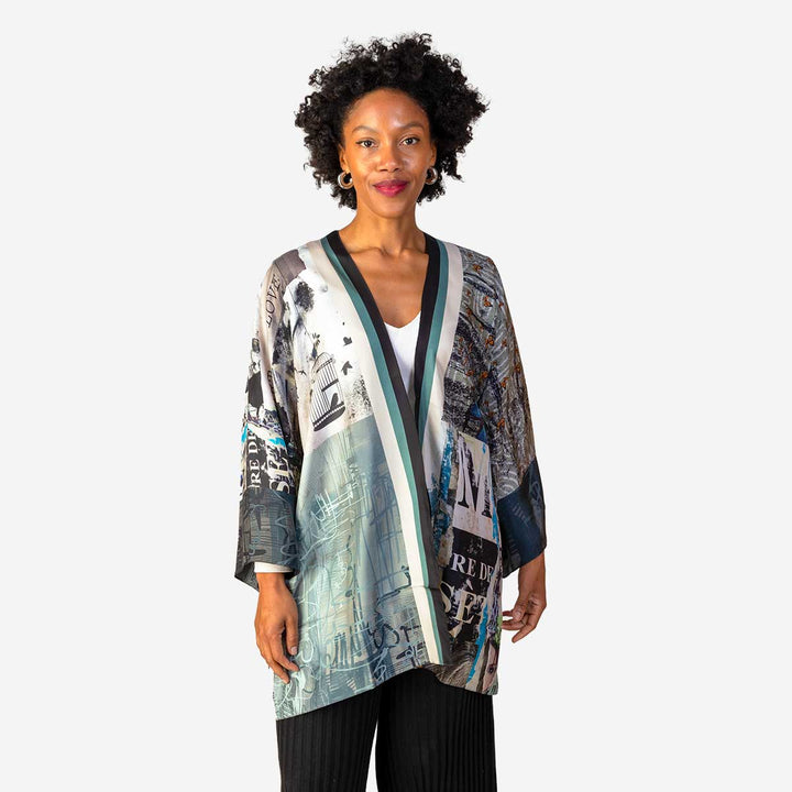 Aspen Silk Kimono Robe