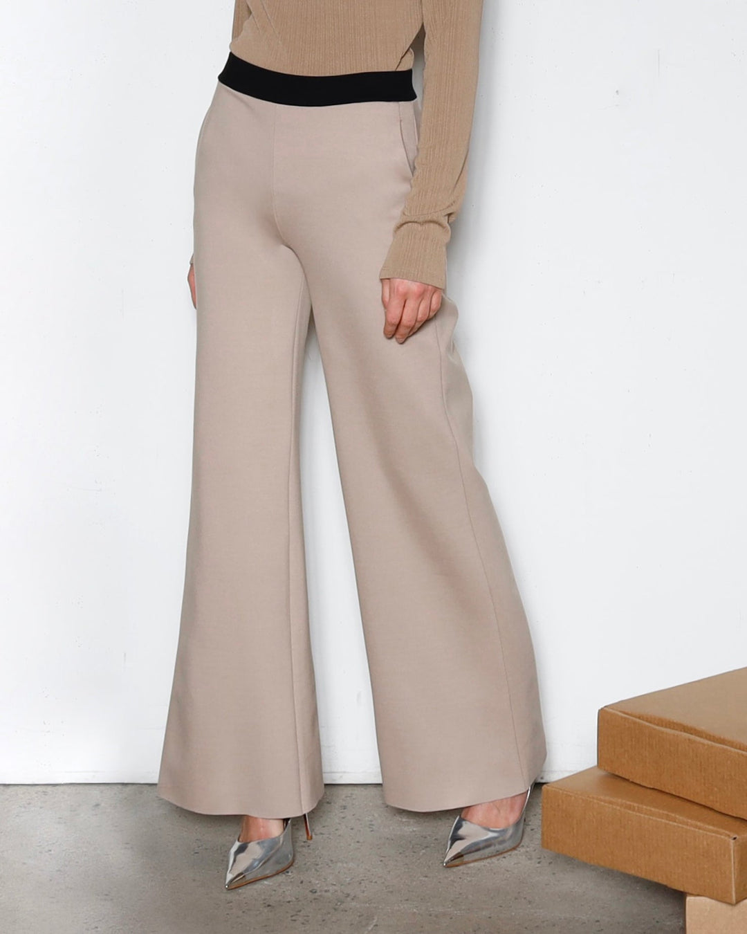 Maison Marie Saint Pierre | Pants | Beatrice | Fog